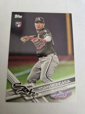 2017 Topps Opening Day ROOKIE Yoan Moncada Chicago White Sox 2B RC #74 - Image 1 of 2
