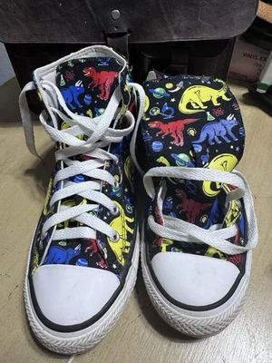 Converse  Chuck Taylor All Star Dinoverse (dinosaur) HighTop Sneakers Size 4 - Image 1 of 4