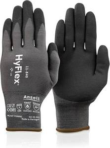 12 paia - Ansell HyFlex 11-840 - taglia 11 - guanti elasticizzati leggeri in nitrile - Foto 1 di 3