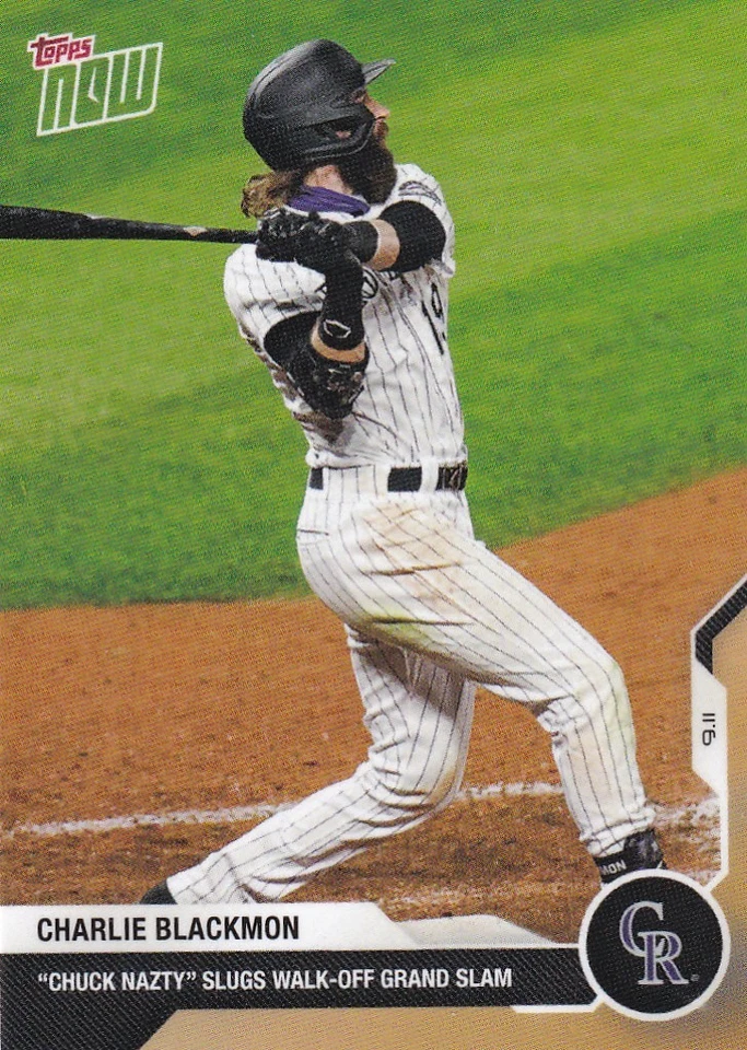 2020 TOPPS NOW #253 CHARLIE BLACKMON COLORADO ROCKIES - Image 1 of 1