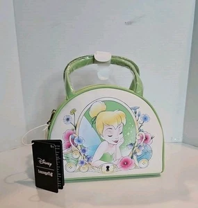 Loungefly Soft Tag Disney Tinker Bell Cameo Green Crossbody Shoulder Purse - Picture 1 of 8