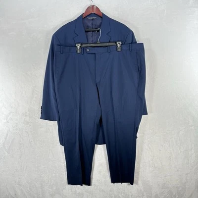 Traje Jack Victor Hombres 48 Azul 3Sixty5 Italia Lana Superfina Gibson Chaqueta Pantalones 42 Foto 1 de 4