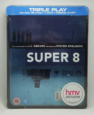 SUPER 8 Blu-ray steelbook  HMV Exclusive NEW & SEALED - Image 1 of 4