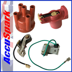  Points,condenser,Rotor,cap, Suitable for FORD PINTO with Bosch Distributor 