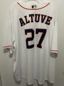 Men's Houston Astros Jose Altuve Nike White Home Player Name Jersey 3XL $135 New - Picture 1 of 4