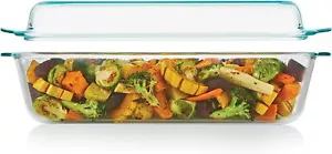 Deep 5.2-Qt (9"X13") 2-In-1 Glass Baking Dish With Glass Lid, Extra Large - Picture 1 of 6