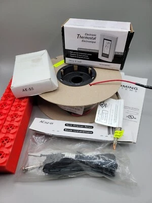 Warming Systems Electric Floor Radiant Heating Kit 120V 30 SQ FT Thermostat Etc - Image 1 of 4