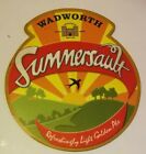 Beer Pump Clip Badge Front Wadworth Brewery Summersault Cask Real Ale Devizes