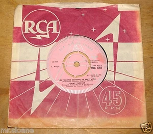 JIMMY TARBUCK ~ YOU WANTED SOMEONE b/w LITTLE GREEN APPLES ~ UK RCA DEMO 7" - Picture 1 of 4