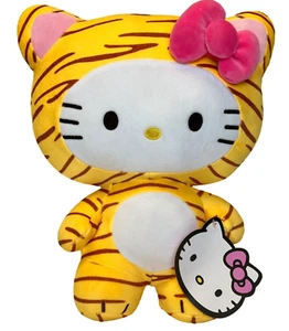 Xlarge Hello Kitty Tiger Disguise Stuffed Animal Plush - 13 inch Sanrio New - Picture 1 of 2
