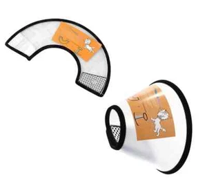 Pet Cat Dog Collar Head Wound Healing Anti-Bite Protective Cover Cone Guard UK - Picture 1 of 5