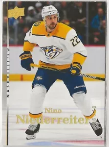 2022-23 Oberdeck '07-08 Oberdeck Retro Hochglanz #T38 Nino Niederreiter/10 - Bild 1 von 2