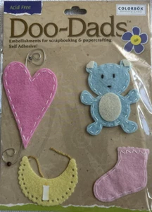 Self Adhesive Doo-Dads Scrapbooking Paper crafting Embellishments Baby Things - Picture 1 of 1