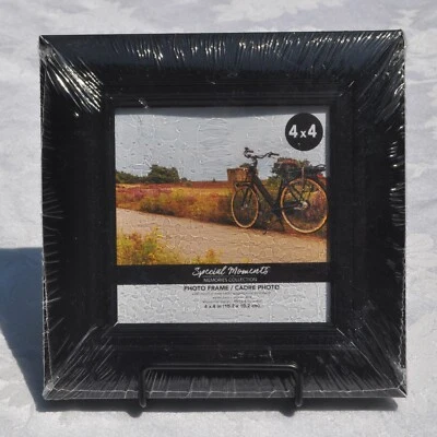 Special Moments Picture Frame Black for 4x4" Picture Free Standing/Wall Photo - Image 1 of 2