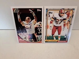 LOT OF 2 BRAD EDWARDS 1990s Topps Cards #453 88 WASHINGTON REDSKINS Gamecocks M - Bild 1 von 1