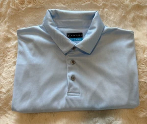 PGA Tour Herren Golf Poloshirt Blau Karomuster Medium EUC - - Bild 1 von 11