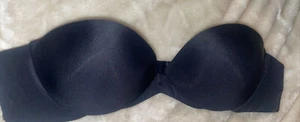 Express Strapless Multiway Padded Underwire Contour Push Up Bra Black Plunge 34A - Picture 1 of 10