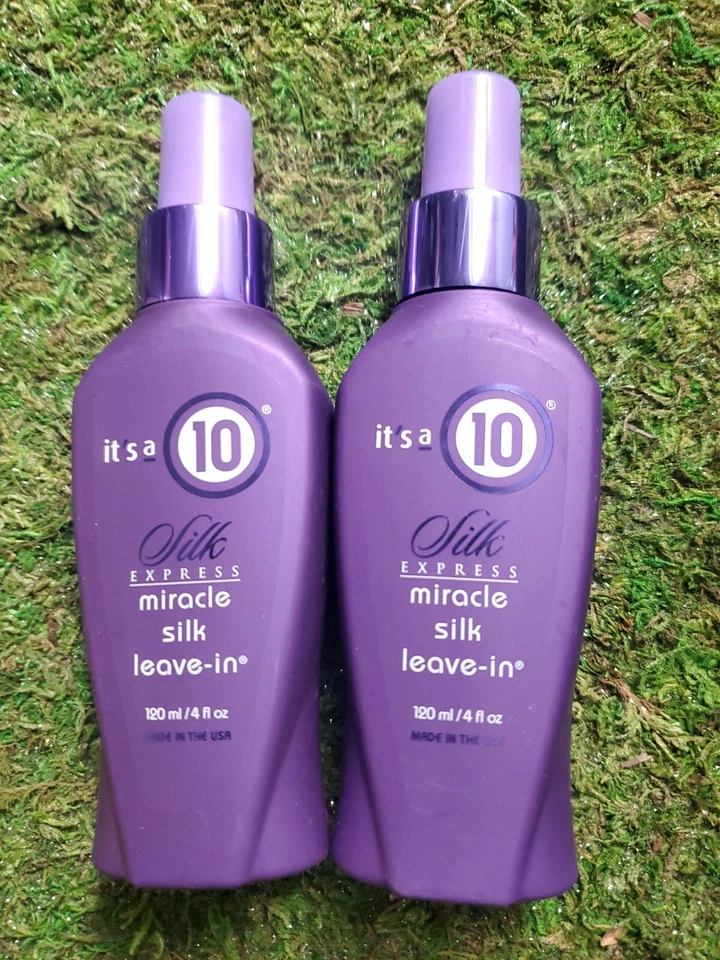 Silk Express Miracle Silk Leave-In 4 Oz. NEW. PACK 2 . WAOO - Image 1 of 1