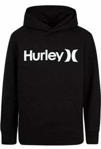 NWT Boy's Hurley One and Only Hooded Sweatshirt Hoodie Black S (8) (2002)1383487 - Picture 1 of 1