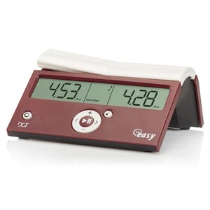 DGT 10167 EASY Chess Clock - Crimson Cruz - Picture 1 of 2