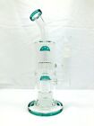 12" Thick Heavy Glass Bong Quality Hookah Tobacco Smoking Water Pipe 18mm bowl