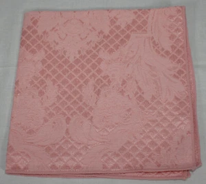 J C PENNEY CAMELOT CAMELLIA COLOR BROCADE SET OF 4 NAPKINS 17" X 17" NEW W/ TAGS - Picture 1 of 3