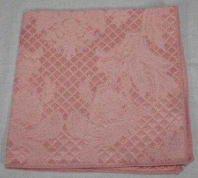 J C PENNEY CAMELOT CAMELLIA COLOR BROCADE SET OF 4 NAPKINS 17" X 17" NEW W/ TAGS - Image 1 of 3