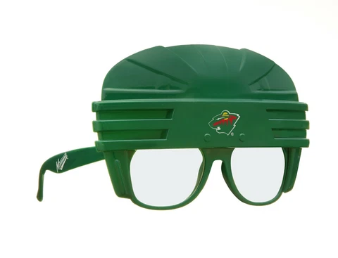 Minnesota Wild Game Shades. Hockey Helmet Shaped. Pretty Neat  #109 Cover