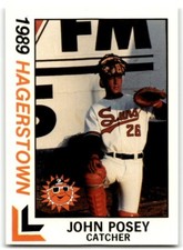1989 BEST HAGERSTOWN SUNS JOHN POSEY HAGERSTOWN SUNS #26