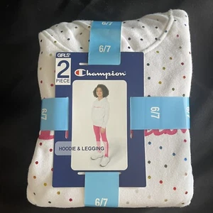 girls champion hoodie joggers 6/7 - Picture 1 of 4