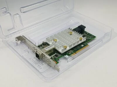 HP SmartHBA 2100-4i4e/HPWS SAS Adapter New 858096-001 12GB/s X8 PCIe Raid - Image 1 of 4