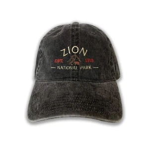 Zion National Park Embroidered Cap hat baseball hat travel hat nature hat - Picture 1 of 9