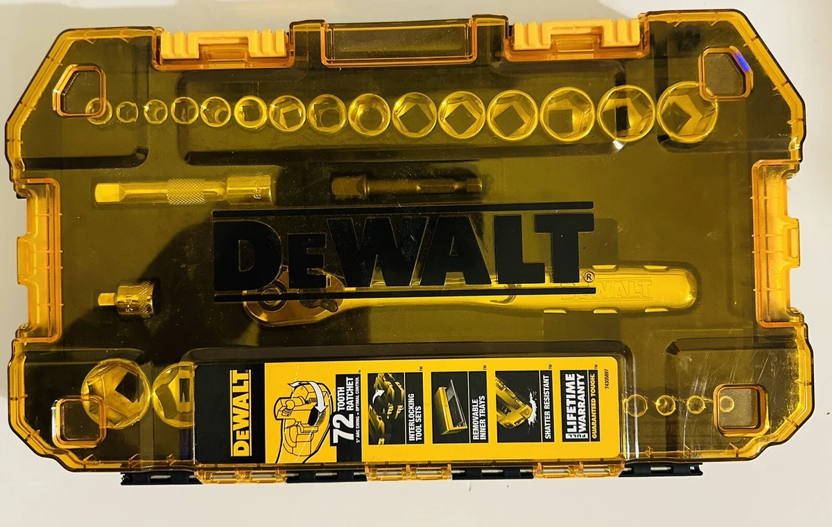 DEWALT Ratcheting Combination Wrench 5/16" SAE - 72 Tooth DirectTorque Technology