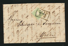 Orts-Faltbrief 1860 aus Wien mit 3 Kreuzer 12a mit Schnallenstempel