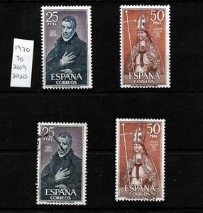 Spain, 1970 Spanish Celebrities, complete set MNH and used  (S218) - Picture 1 of 1