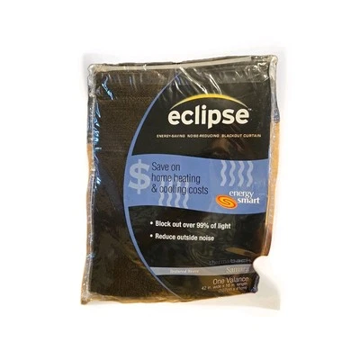 eclipse Energy Saving blackout curtains 42 X 16 One Valance 105021 Samara  - Image 1 of 4