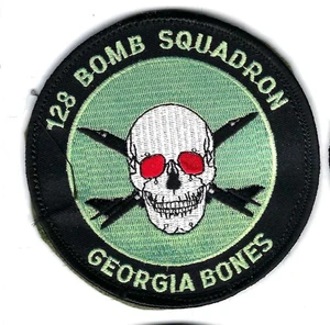 PATCH USAF 128TH BOMB SQ BONES GEORGIA AIR GUARD BS-20A - Bild 1 von 1