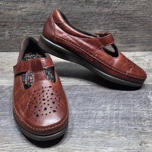 SAS Shoes Willow Mary Jane Tripad Comfort Walnut Leather US Wmn’s Sz 8.5 W - Picture 1 of 14