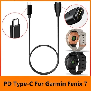 Type-C  Charging Cable Cord for Garmin Fenix 5 5S 5X Vivoactive 3 Vivosport - Picture 1 of 9