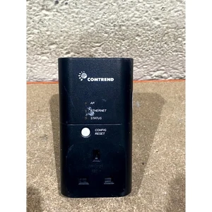 Comtrend Powergrid 9020 Powerline Adapter Black Ethernet LED Indicators UK Plug - Picture 1 of 7