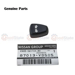 GENUINE Nissan Patrol Y61 GU Front RH LH Electric Seat Recliner Switch Knob - Picture 1 of 2