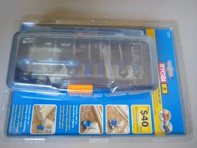 Ryobi 8 件 1/4 英寸柄硬质合金路由器钻头套装带盒 A25RP08  — 第 1/2 张图片