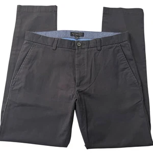 Pantalones chinos Banana Republic Fulton ajustados para hombre 33(34) x 32(31) - Imagen 1 de 3
