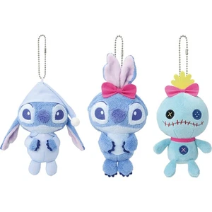 Japan Authentic Ichiban Kuji Stitch Relaxed Summer Stitch Scrump Plush Mascot - Picture 1 of 2