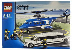 LEGO City 3222 Helicopter and Limousine BRAND NEW FACTORY SEALED 2010 Limo Car