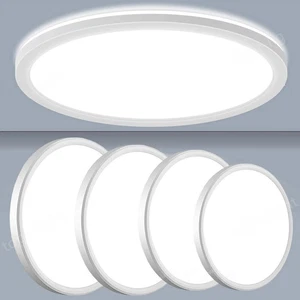 Lámpara de techo LED Panel Lámpara de techo Salón Dormitorio Cocina Baño Pasillo Lámpara IP44 - Imagen 1 de 138