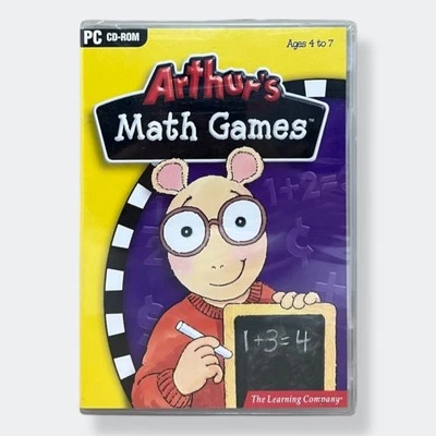 Arthur's Math Games (Windows PC, 2005) - Riverdeep - Brand New & Sealed - Image 1 of 4