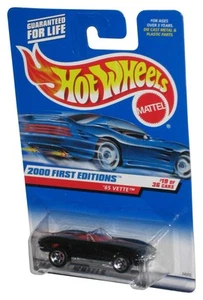 Hot Wheels 2000 First Editions 19/36 Black '65 Vette Die-Cast Toy Car #079 - Picture 1 of 1