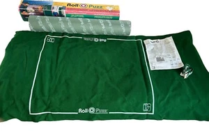ROLL O PUZZ Jigsaw Puzzle Roll Up Storage Cylinder Large Size 27 X 22 Inch Felt - Picture 1 of 6