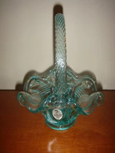 Fenton Basket Light Blue -Turquoise- Basket - Picture 1 of 5
